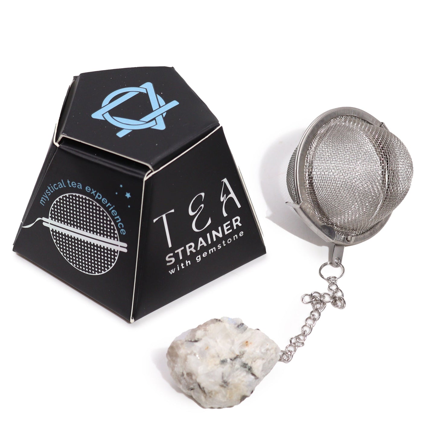 Raw Gemstone Tea Strainer - Hatters Tea PartyCGTS-01Raw Gemstone Tea Strainer