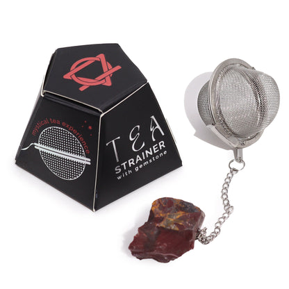 Raw Gemstone Tea Strainer - Hatters Tea PartyCGTS-01Raw Gemstone Tea Strainer