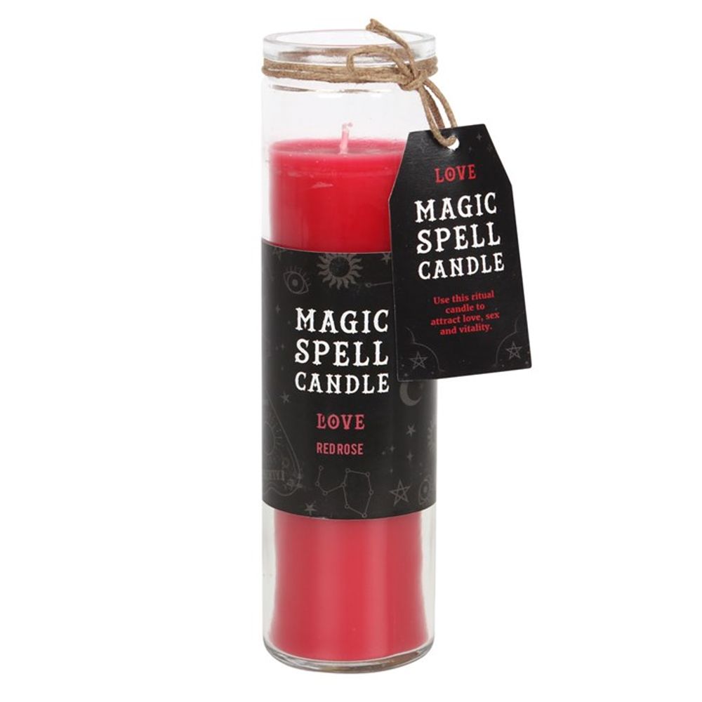 Rose 'Love' Spell Tube Candle - Hatters Tea PartyS03721348Rose 'Love' Spell Tube Candle