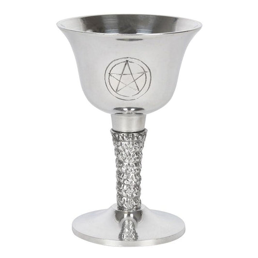 Silver Metal Pentagram Chalice - Hatters Tea PartyS03721911Silver Metal Pentagram Chalice