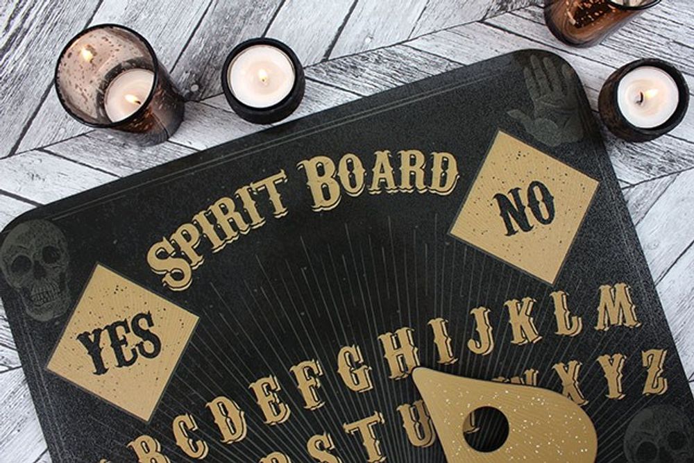 Skull Print Spirit Board - Hatters Tea PartyS03720163Skull Print Spirit Board