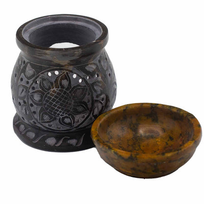 Soapstone Oil Burners - Hatters Tea PartySoapOB-17Soapstone Oil Burners