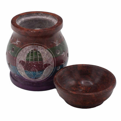 Soapstone Oil Burners - Hatters Tea PartySoapOB-19Soapstone Oil Burners