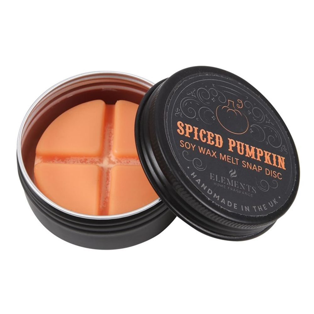 Spiced Pumpkin Soy Wax Snap Disc - Hatters Tea PartyS03721147Spiced Pumpkin Soy Wax Snap Disc