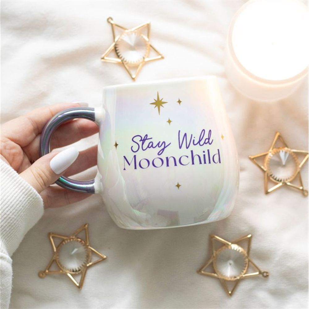 Stay Wild Moon Child Rounded Mug - Hatters Tea PartyS03723387Stay Wild Moon Child Rounded Mug