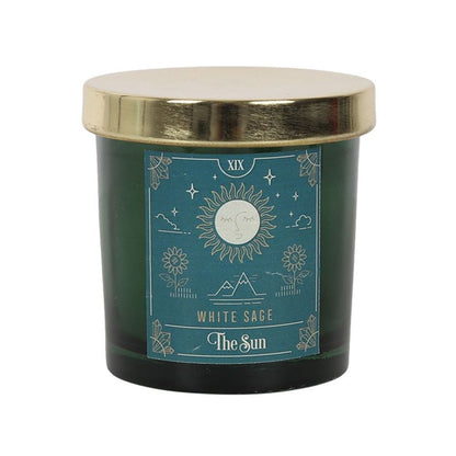 The Sun White Sage Tarot Candle - Hatters Tea PartyS03721351The Sun White Sage Tarot Candle