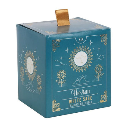 The Sun White Sage Tarot Candle - Hatters Tea PartyS03721351The Sun White Sage Tarot Candle