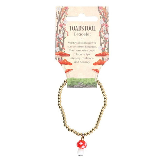 Toadstool Beaded Charm Bracelet - Hatters Tea PartyS03721507Toadstool Beaded Charm Bracelet