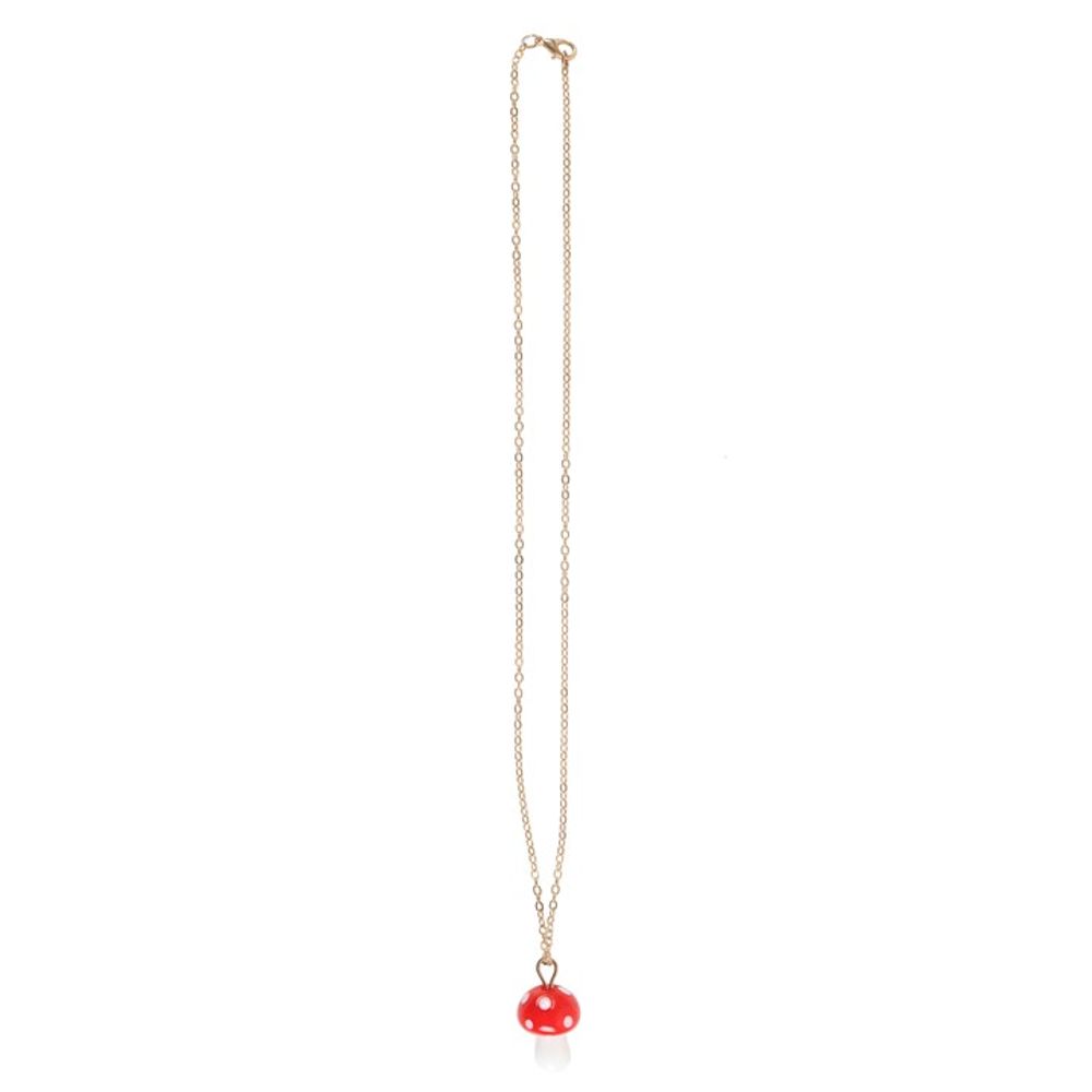 Toadstool Charm Necklace Card - Hatters Tea PartyS03723382Toadstool Charm Necklace Card