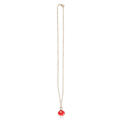 Toadstool Charm Necklace Card - Hatters Tea PartyS03723382Toadstool Charm Necklace Card