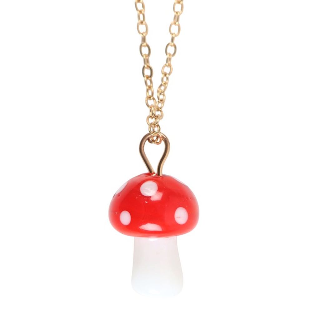 Toadstool Charm Necklace Card - Hatters Tea PartyS03723382Toadstool Charm Necklace Card