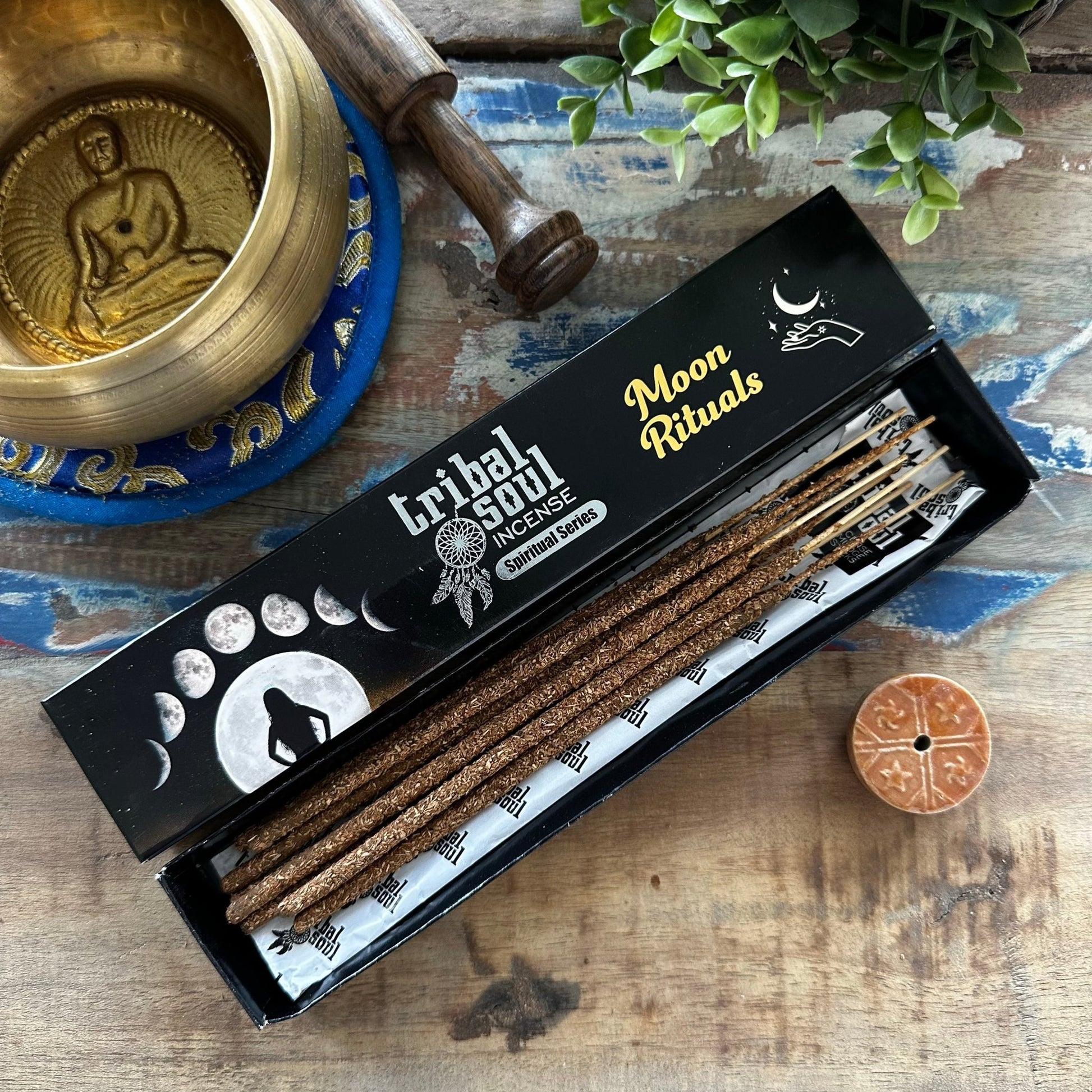 Tribal Soul Spiritual Incense Sticks and Ceramic Holder - Hatters Tea PartyTribalRi-02Tribal Soul Spiritual Incense Sticks and Ceramic Holder