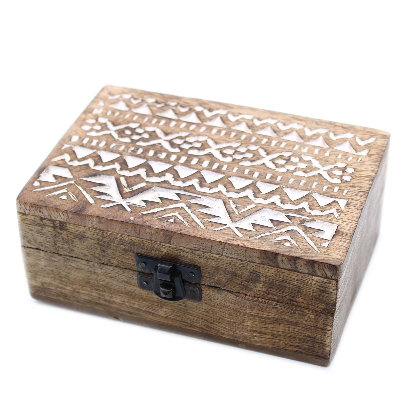 White Washed Wooden Box - Hatters Tea PartyWWIB-01White Washed Wooden Box