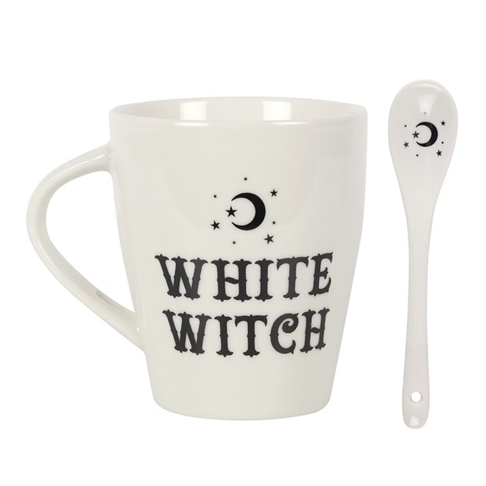 White Witch Mug and Spoon Set - Hatters Tea PartyS03720671White Witch Mug and Spoon Set