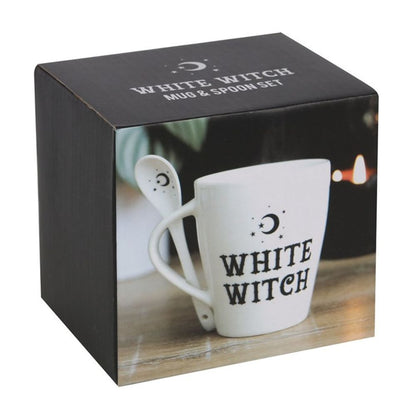 White Witch Mug and Spoon Set - Hatters Tea PartyS03720671White Witch Mug and Spoon Set