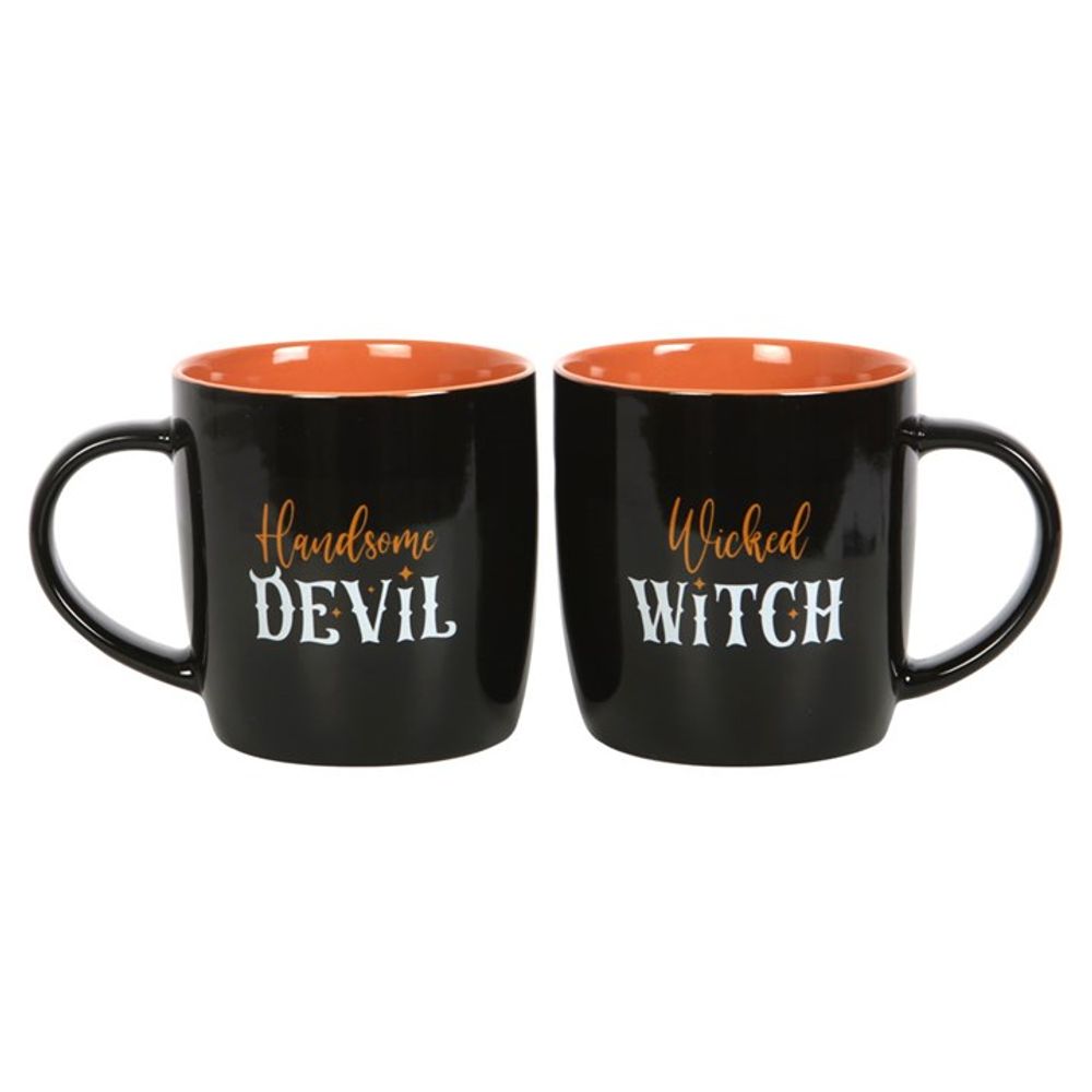 Wicked Witch and Handsome Devil Couples Mug Set - Hatters Tea PartyS03720906Wicked Witch and Handsome Devil Couples Mug Set