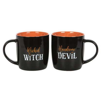 Wicked Witch and Handsome Devil Couples Mug Set - Hatters Tea PartyS03720906Wicked Witch and Handsome Devil Couples Mug Set