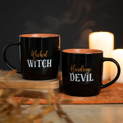 Wicked Witch and Handsome Devil Couples Mug Set - Hatters Tea PartyS03720906Wicked Witch and Handsome Devil Couples Mug Set