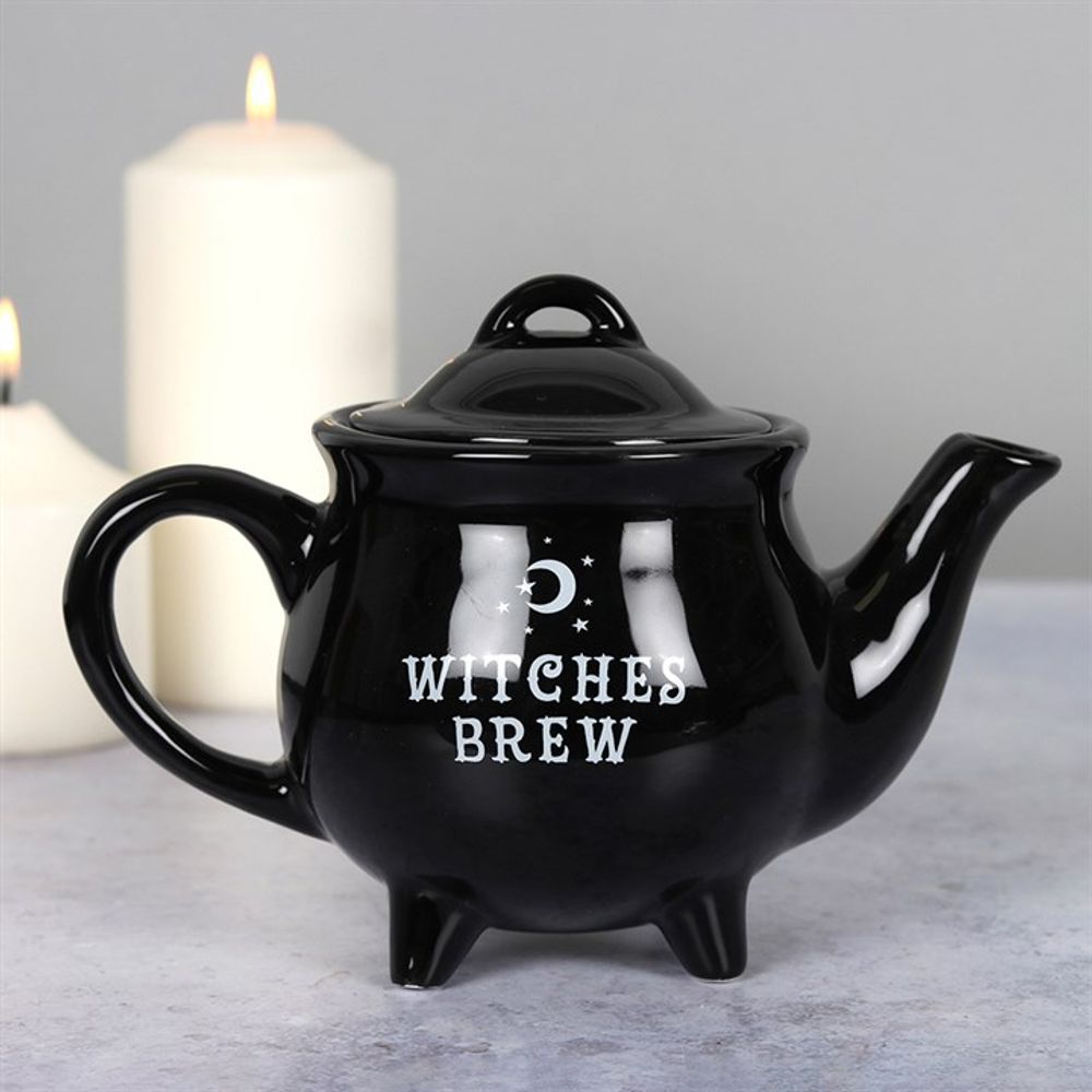 Witches Brew Black Ceramic Tea Pot - Hatters Tea PartyS03720645Witches Brew Black Ceramic Tea Pot