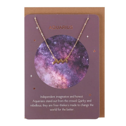 Zodiac Necklace Card - Hatters Tea PartyS03720199Zodiac Necklace Card